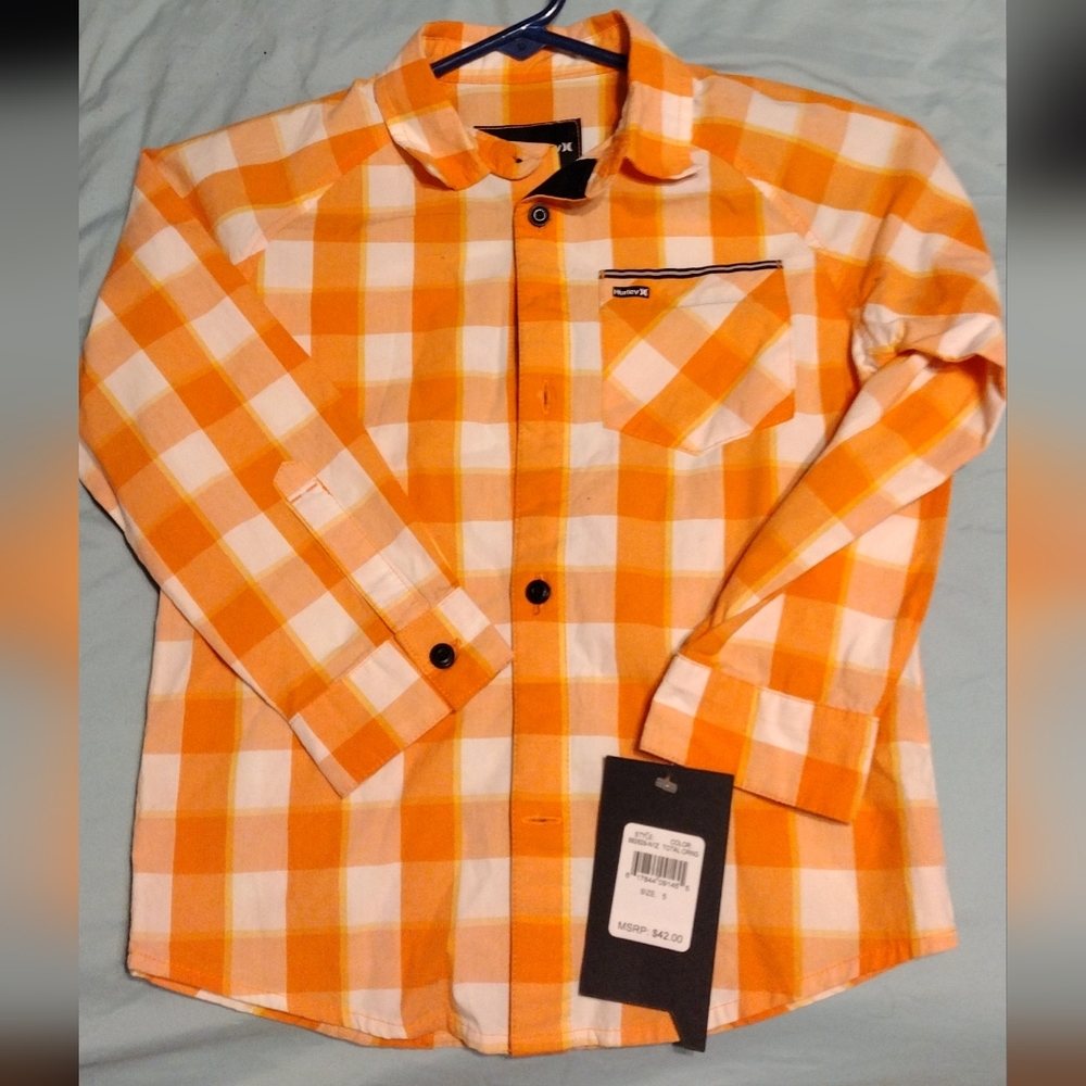 Hurley button down shirt